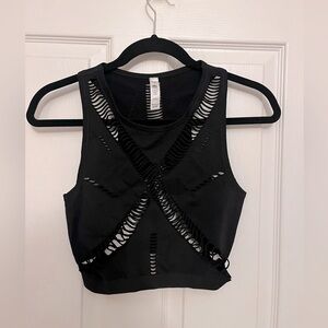 Alo Yoga cutout sleeveless crop tank size M